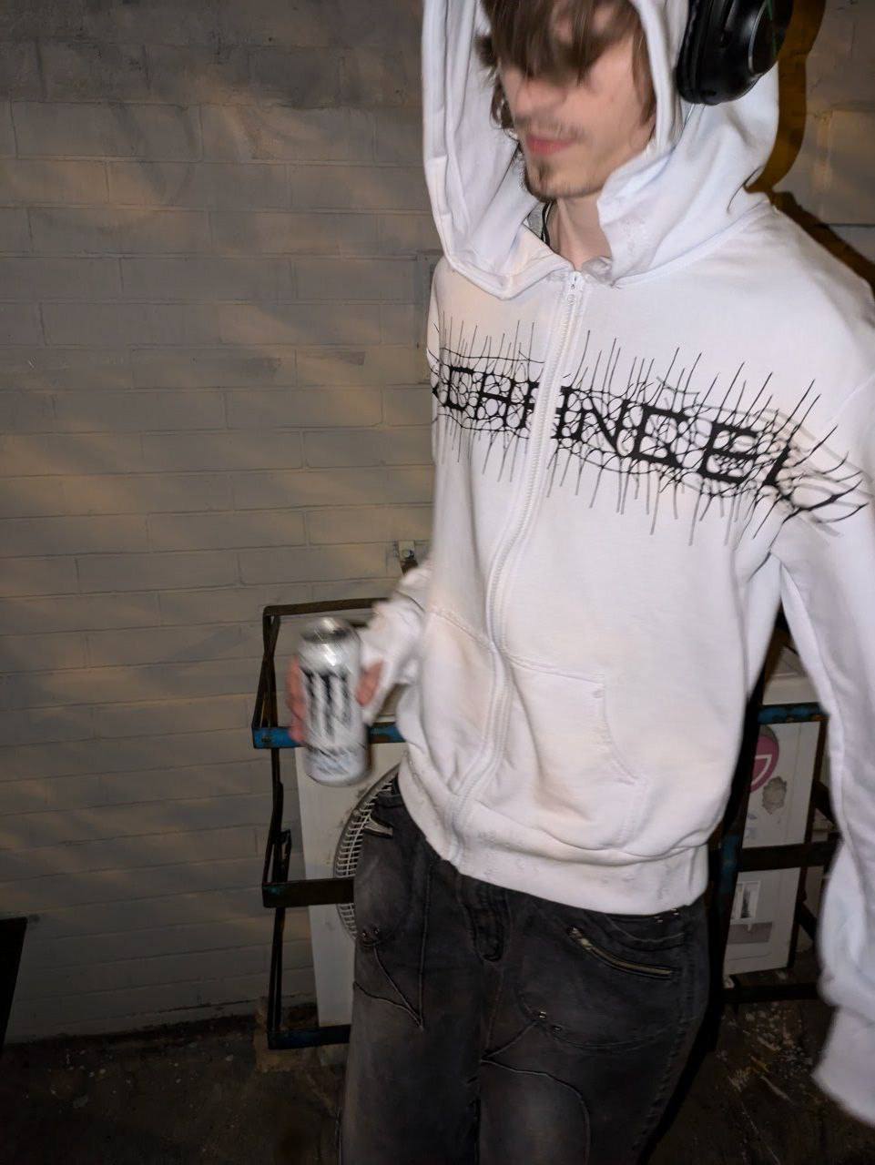 "ARCHANGEL CROSESS" zip hoodie