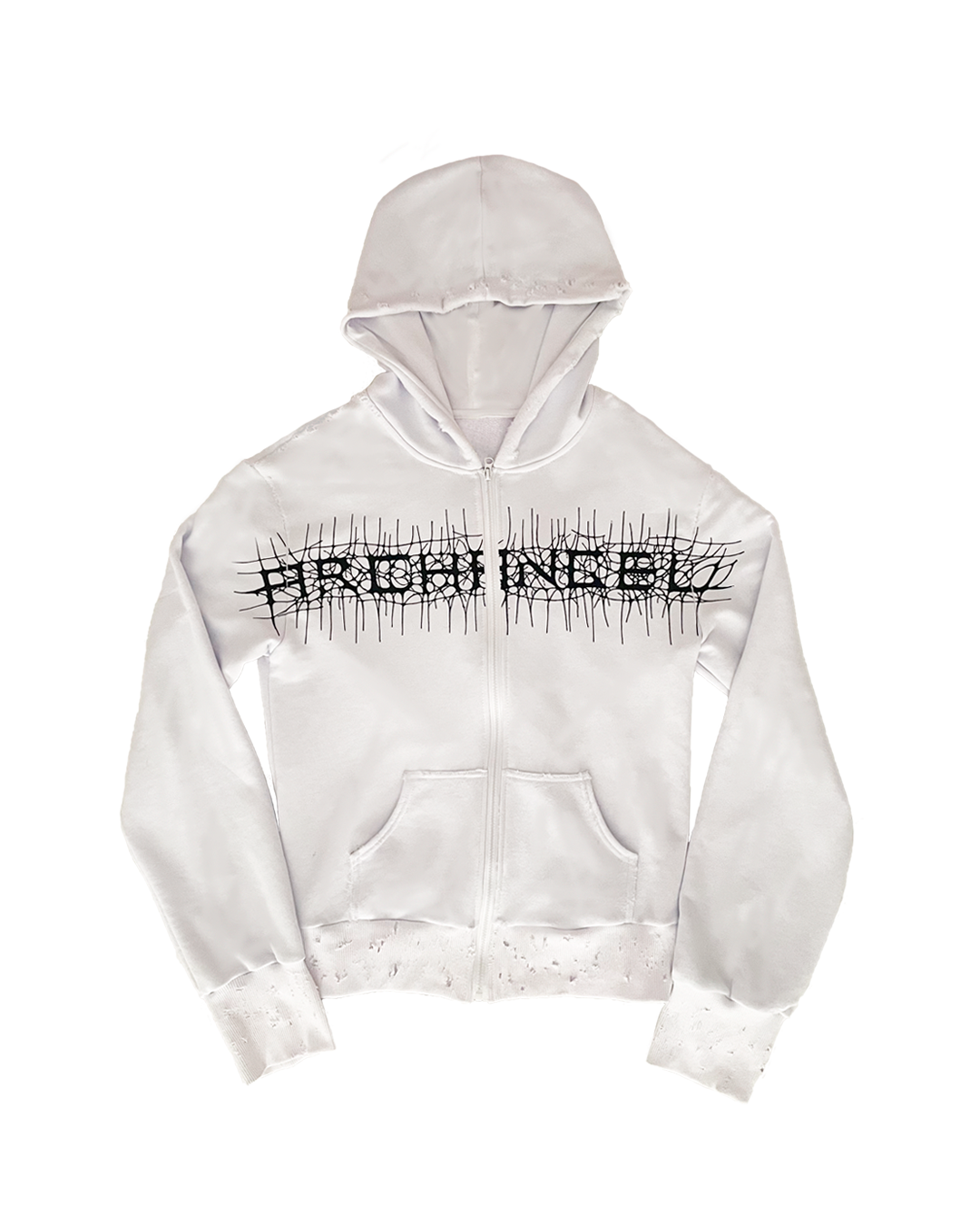 "ARCHANGEL CROSESS" zip hoodie