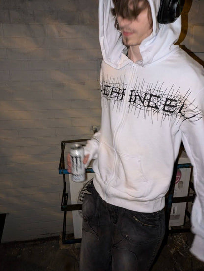 "ARCHANGEL CROSESS" zip hoodie